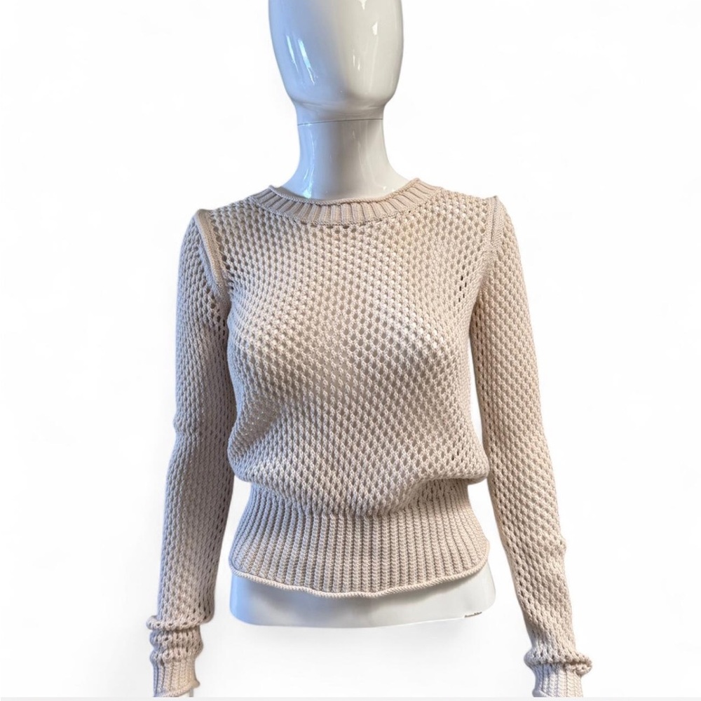 Wilfred Textured Cream Sweater